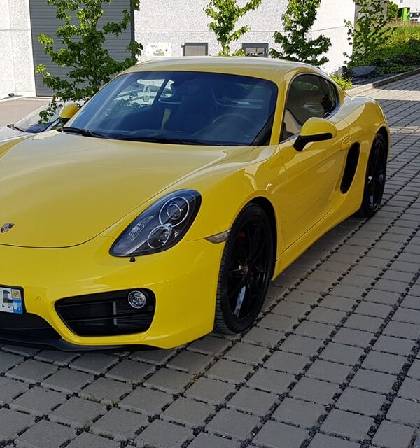 Porsche avec une protection céramique