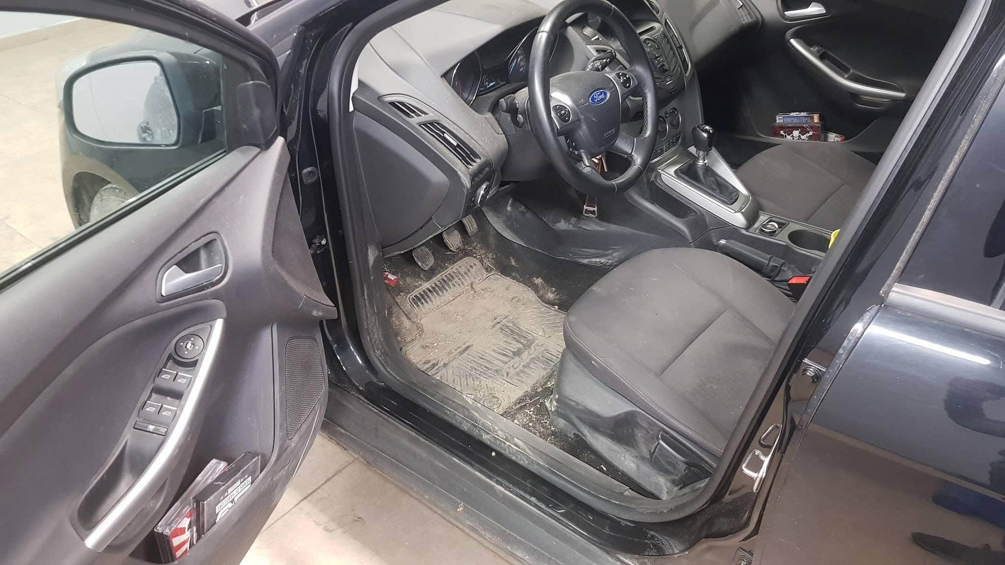 photo d'un pedalier sale